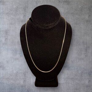 Silver-Tone Snake Chain Necklace Jewelry
